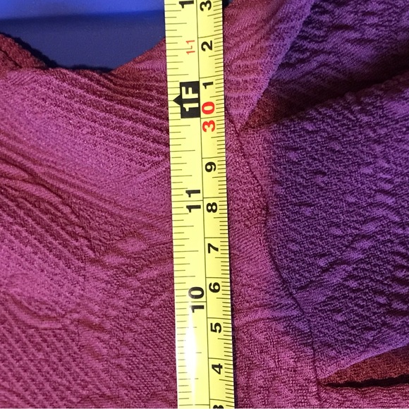 LuLa Roe Red Fit And Flare Short Sleeves Dress Size XS Embroidered Swirl Designs - Picture 8 of 12